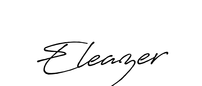 It looks lik you need a new signature style for name Eleazer. Design unique handwritten (Antro_Vectra_Bolder) signature with our free signature maker in just a few clicks. Eleazer signature style 7 images and pictures png