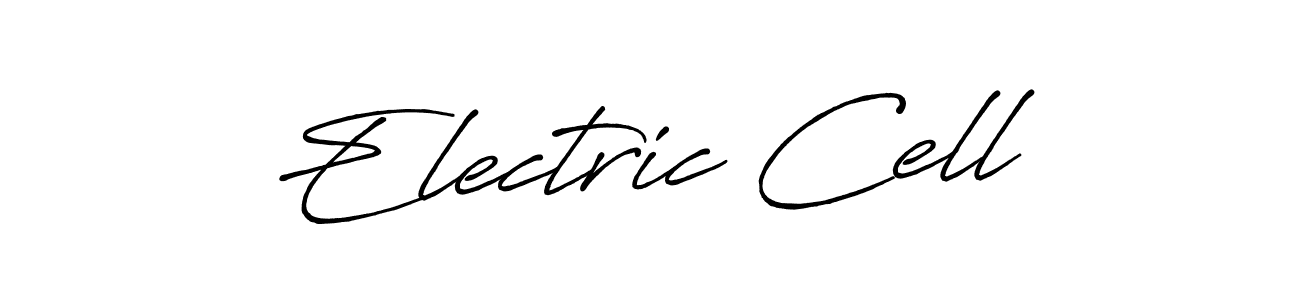 Similarly Antro_Vectra_Bolder is the best handwritten signature design. Signature creator online .You can use it as an online autograph creator for name Electric Cell. Electric Cell signature style 7 images and pictures png