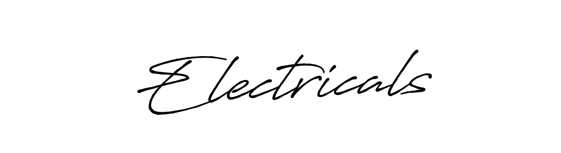 if you are searching for the best signature style for your name Electricals. so please give up your signature search. here we have designed multiple signature styles  using Antro_Vectra_Bolder. Electricals signature style 7 images and pictures png