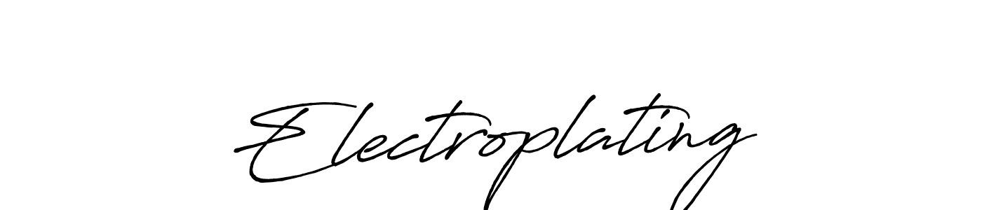 How to Draw Electroplating signature style? Antro_Vectra_Bolder is a latest design signature styles for name Electroplating. Electroplating signature style 7 images and pictures png