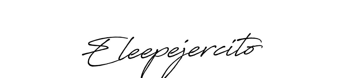 How to make Eleepejercito name signature. Use Antro_Vectra_Bolder style for creating short signs online. This is the latest handwritten sign. Eleepejercito signature style 7 images and pictures png