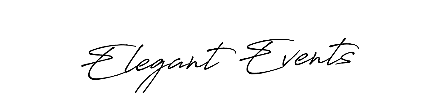 Make a beautiful signature design for name Elegant Events. Use this online signature maker to create a handwritten signature for free. Elegant Events signature style 7 images and pictures png