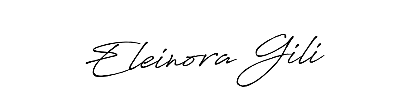 if you are searching for the best signature style for your name Eleinora Gili. so please give up your signature search. here we have designed multiple signature styles  using Antro_Vectra_Bolder. Eleinora Gili signature style 7 images and pictures png