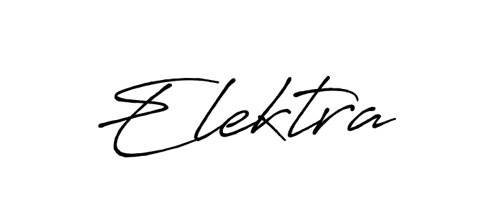 Make a beautiful signature design for name Elektra. With this signature (Antro_Vectra_Bolder) style, you can create a handwritten signature for free. Elektra signature style 7 images and pictures png