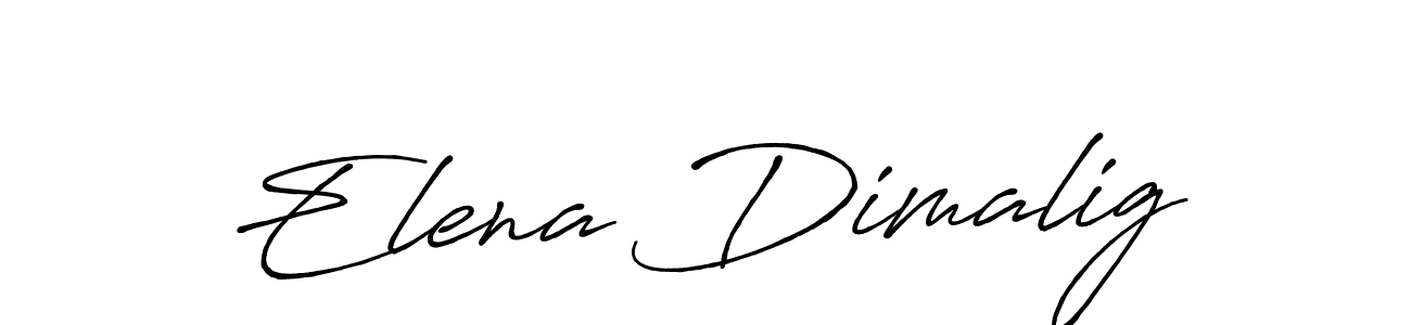 How to Draw Elena Dimalig signature style? Antro_Vectra_Bolder is a latest design signature styles for name Elena Dimalig. Elena Dimalig signature style 7 images and pictures png