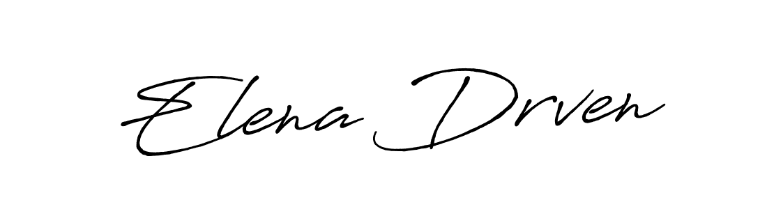 Use a signature maker to create a handwritten signature online. With this signature software, you can design (Antro_Vectra_Bolder) your own signature for name Elena Drven. Elena Drven signature style 7 images and pictures png