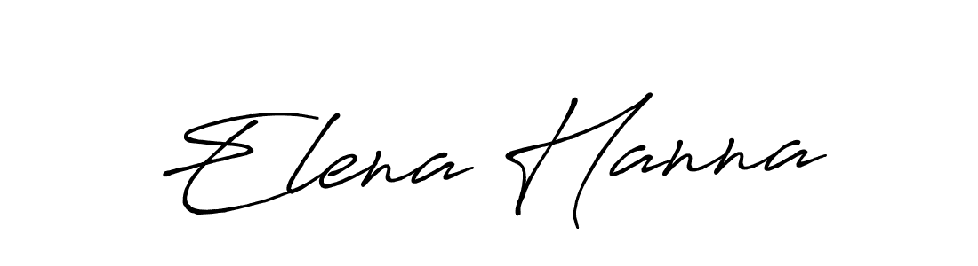 Design your own signature with our free online signature maker. With this signature software, you can create a handwritten (Antro_Vectra_Bolder) signature for name Elena Hanna. Elena Hanna signature style 7 images and pictures png