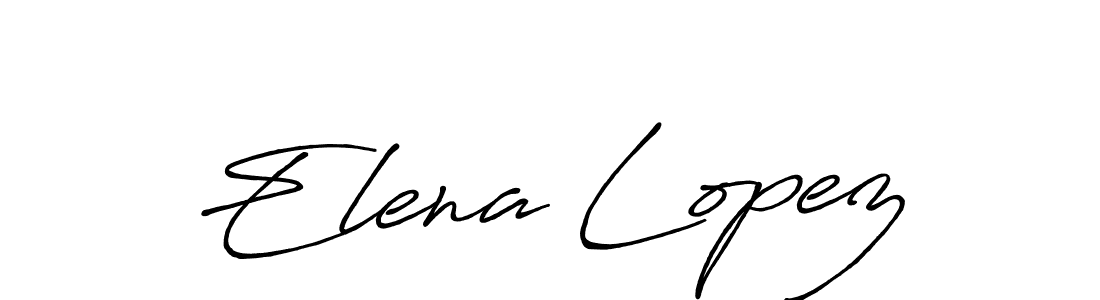 Once you've used our free online signature maker to create your best signature Antro_Vectra_Bolder style, it's time to enjoy all of the benefits that Elena Lopez name signing documents. Elena Lopez signature style 7 images and pictures png