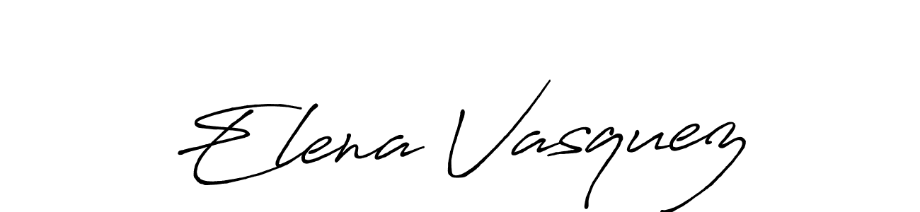 Best and Professional Signature Style for Elena Vasquez. Antro_Vectra_Bolder Best Signature Style Collection. Elena Vasquez signature style 7 images and pictures png