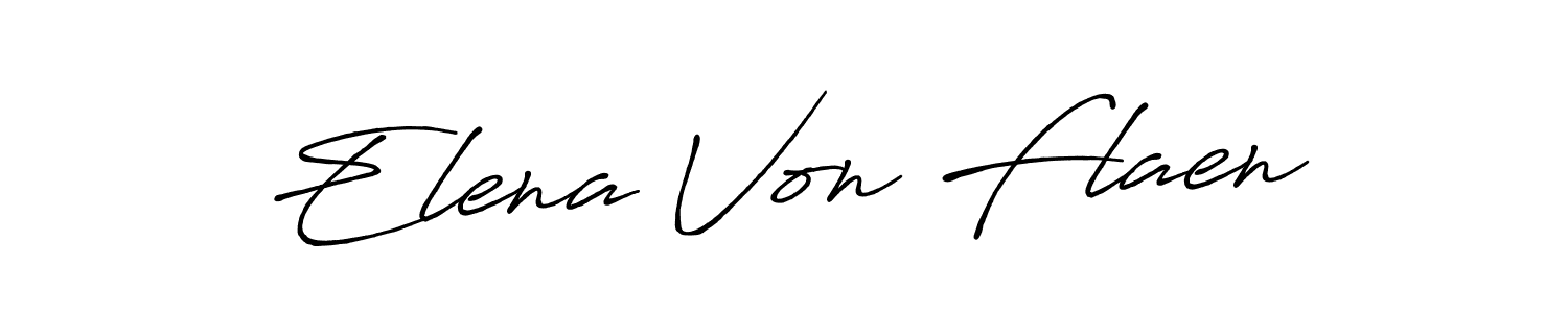 It looks lik you need a new signature style for name Elena Von Flaen. Design unique handwritten (Antro_Vectra_Bolder) signature with our free signature maker in just a few clicks. Elena Von Flaen signature style 7 images and pictures png