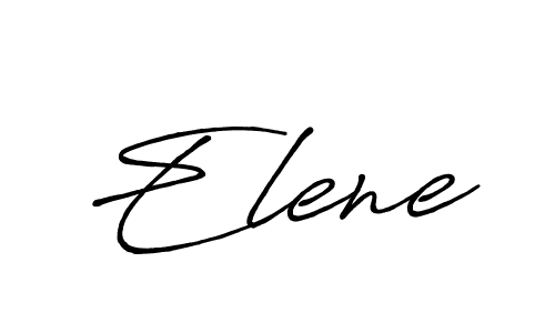 Design your own signature with our free online signature maker. With this signature software, you can create a handwritten (Antro_Vectra_Bolder) signature for name Elene. Elene signature style 7 images and pictures png