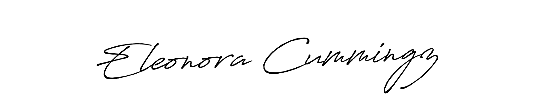 Eleonora Cummingz stylish signature style. Best Handwritten Sign (Antro_Vectra_Bolder) for my name. Handwritten Signature Collection Ideas for my name Eleonora Cummingz. Eleonora Cummingz signature style 7 images and pictures png
