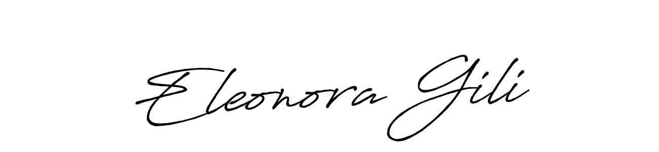 Make a short Eleonora Gili signature style. Manage your documents anywhere anytime using Antro_Vectra_Bolder. Create and add eSignatures, submit forms, share and send files easily. Eleonora Gili signature style 7 images and pictures png