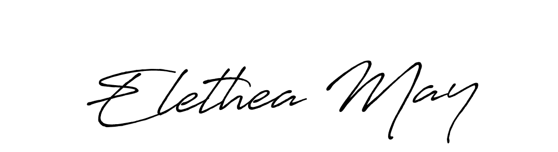 Also You can easily find your signature by using the search form. We will create Elethea May name handwritten signature images for you free of cost using Antro_Vectra_Bolder sign style. Elethea May signature style 7 images and pictures png