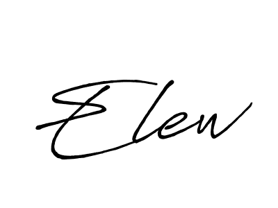 Also we have Elew name is the best signature style. Create professional handwritten signature collection using Antro_Vectra_Bolder autograph style. Elew signature style 7 images and pictures png