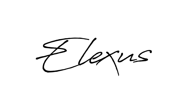 Create a beautiful signature design for name Elexus. With this signature (Antro_Vectra_Bolder) fonts, you can make a handwritten signature for free. Elexus signature style 7 images and pictures png