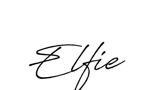if you are searching for the best signature style for your name Elfie. so please give up your signature search. here we have designed multiple signature styles  using Antro_Vectra_Bolder. Elfie signature style 7 images and pictures png