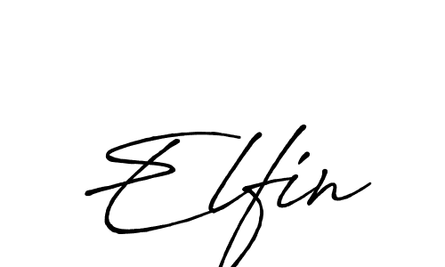 Also we have Elfin name is the best signature style. Create professional handwritten signature collection using Antro_Vectra_Bolder autograph style. Elfin signature style 7 images and pictures png