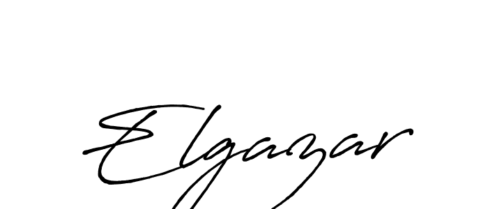 It looks lik you need a new signature style for name Elgazar. Design unique handwritten (Antro_Vectra_Bolder) signature with our free signature maker in just a few clicks. Elgazar signature style 7 images and pictures png