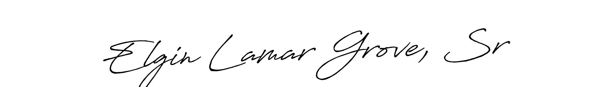 Elgin Lamar Grove, Sr stylish signature style. Best Handwritten Sign (Antro_Vectra_Bolder) for my name. Handwritten Signature Collection Ideas for my name Elgin Lamar Grove, Sr. Elgin Lamar Grove, Sr signature style 7 images and pictures png