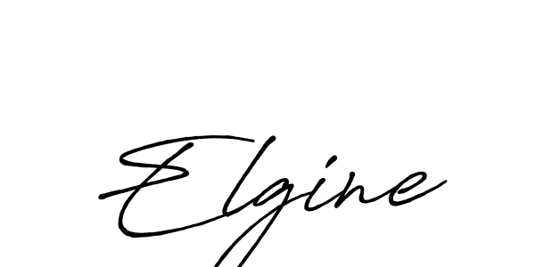 Make a beautiful signature design for name Elgine. With this signature (Antro_Vectra_Bolder) style, you can create a handwritten signature for free. Elgine signature style 7 images and pictures png