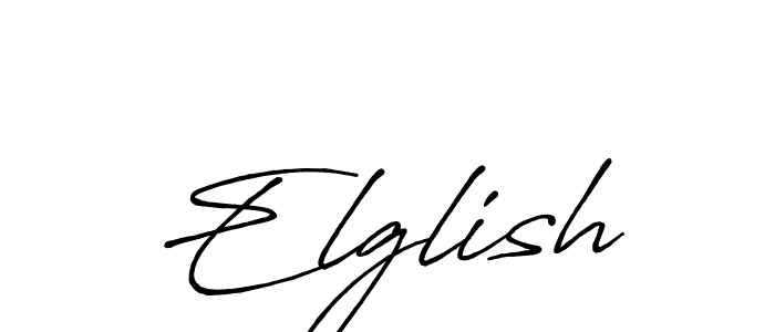 How to make Elglish name signature. Use Antro_Vectra_Bolder style for creating short signs online. This is the latest handwritten sign. Elglish signature style 7 images and pictures png