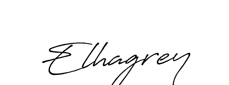 Elhagrey stylish signature style. Best Handwritten Sign (Antro_Vectra_Bolder) for my name. Handwritten Signature Collection Ideas for my name Elhagrey. Elhagrey signature style 7 images and pictures png