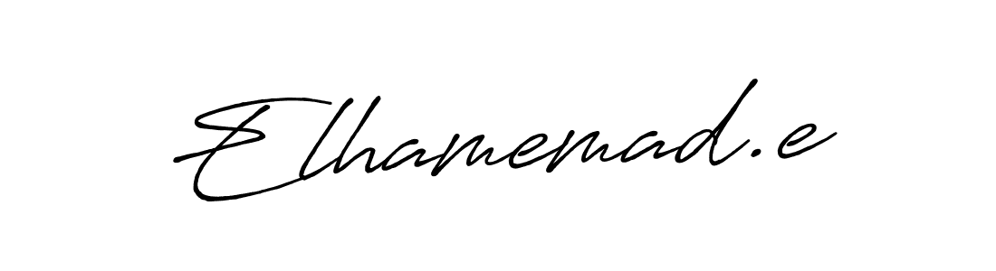 You can use this online signature creator to create a handwritten signature for the name Elhamemad.e. This is the best online autograph maker. Elhamemad.e signature style 7 images and pictures png