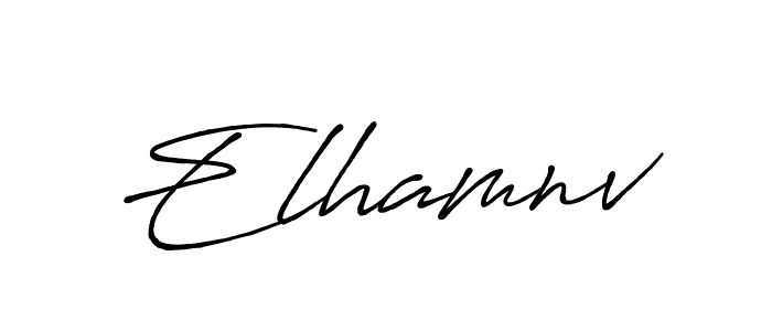 Also we have Elhamnv name is the best signature style. Create professional handwritten signature collection using Antro_Vectra_Bolder autograph style. Elhamnv signature style 7 images and pictures png