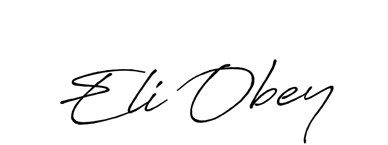 Make a beautiful signature design for name Eli Obey. Use this online signature maker to create a handwritten signature for free. Eli Obey signature style 7 images and pictures png