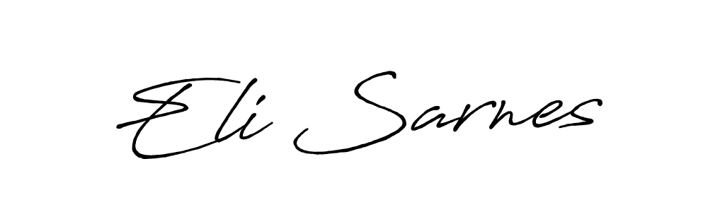 Also we have Eli Sarnes name is the best signature style. Create professional handwritten signature collection using Antro_Vectra_Bolder autograph style. Eli Sarnes signature style 7 images and pictures png