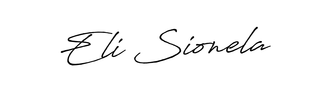 if you are searching for the best signature style for your name Eli Sionela. so please give up your signature search. here we have designed multiple signature styles  using Antro_Vectra_Bolder. Eli Sionela signature style 7 images and pictures png