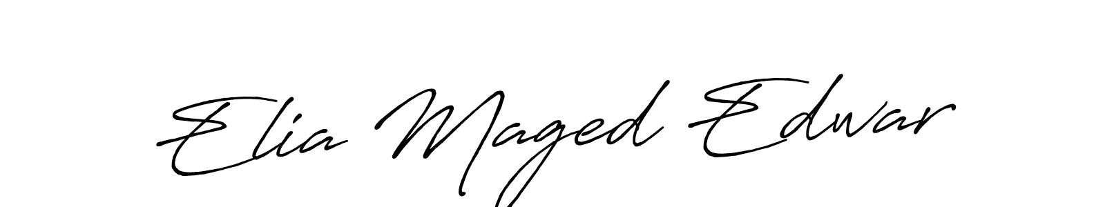 Design your own signature with our free online signature maker. With this signature software, you can create a handwritten (Antro_Vectra_Bolder) signature for name Elia Maged Edwar. Elia Maged Edwar signature style 7 images and pictures png