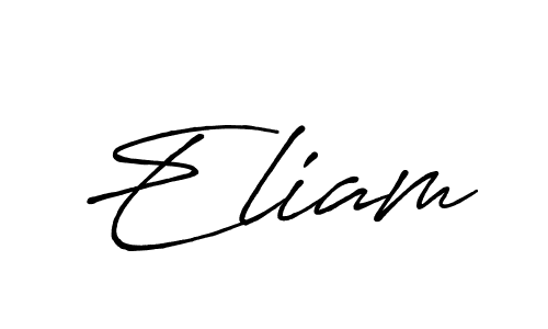 Once you've used our free online signature maker to create your best signature Antro_Vectra_Bolder style, it's time to enjoy all of the benefits that Eliam name signing documents. Eliam signature style 7 images and pictures png