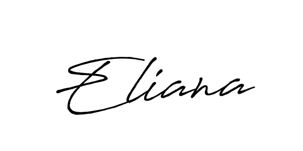 if you are searching for the best signature style for your name Eliana. so please give up your signature search. here we have designed multiple signature styles  using Antro_Vectra_Bolder. Eliana signature style 7 images and pictures png