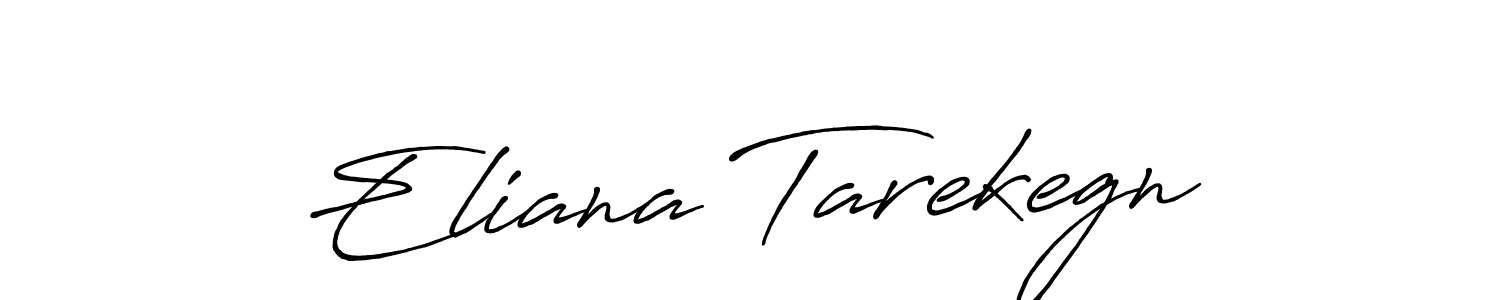 Antro_Vectra_Bolder is a professional signature style that is perfect for those who want to add a touch of class to their signature. It is also a great choice for those who want to make their signature more unique. Get Eliana Tarekegn name to fancy signature for free. Eliana Tarekegn signature style 7 images and pictures png