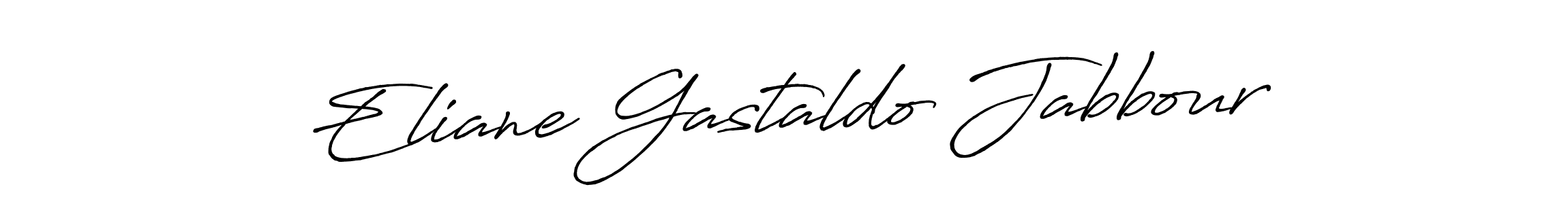 Also we have Eliane Gastaldo Jabbour name is the best signature style. Create professional handwritten signature collection using Antro_Vectra_Bolder autograph style. Eliane Gastaldo Jabbour signature style 7 images and pictures png