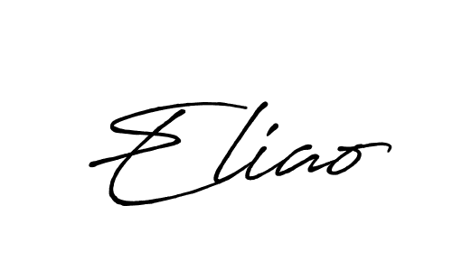 Once you've used our free online signature maker to create your best signature Antro_Vectra_Bolder style, it's time to enjoy all of the benefits that Eliao name signing documents. Eliao signature style 7 images and pictures png