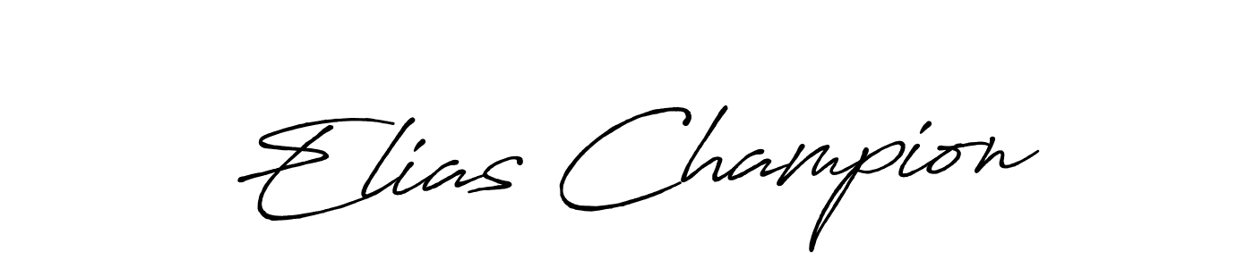 Here are the top 10 professional signature styles for the name Elias Champion. These are the best autograph styles you can use for your name. Elias Champion signature style 7 images and pictures png