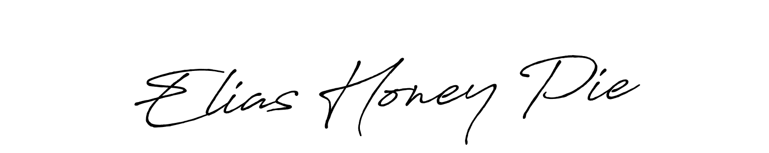 Create a beautiful signature design for name Elias Honey Pie. With this signature (Antro_Vectra_Bolder) fonts, you can make a handwritten signature for free. Elias Honey Pie signature style 7 images and pictures png
