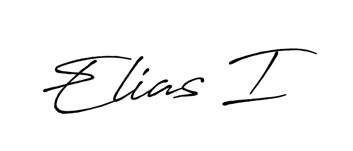 if you are searching for the best signature style for your name Elias I. so please give up your signature search. here we have designed multiple signature styles  using Antro_Vectra_Bolder. Elias I signature style 7 images and pictures png