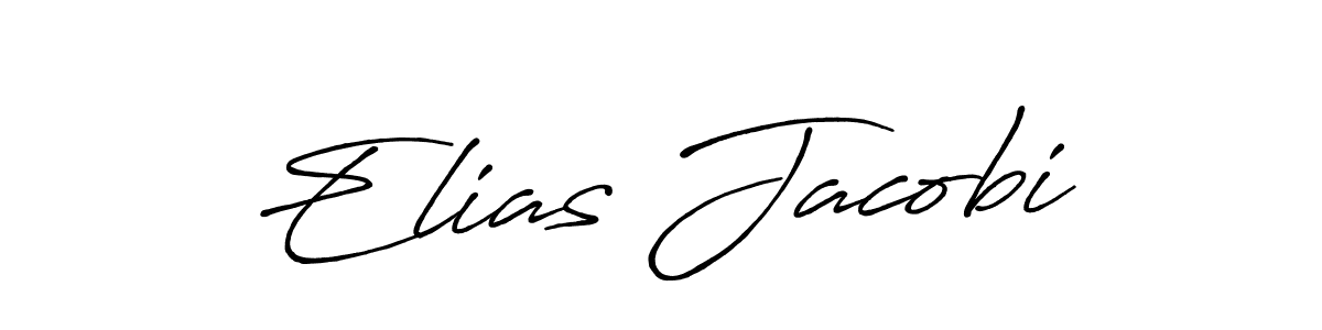 Elias Jacobi stylish signature style. Best Handwritten Sign (Antro_Vectra_Bolder) for my name. Handwritten Signature Collection Ideas for my name Elias Jacobi. Elias Jacobi signature style 7 images and pictures png