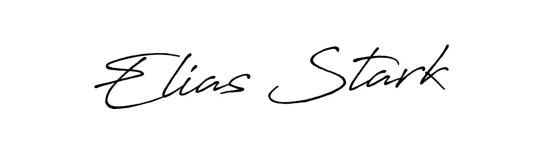 Elias Stark stylish signature style. Best Handwritten Sign (Antro_Vectra_Bolder) for my name. Handwritten Signature Collection Ideas for my name Elias Stark. Elias Stark signature style 7 images and pictures png