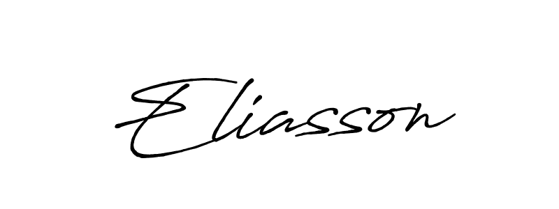 Eliasson stylish signature style. Best Handwritten Sign (Antro_Vectra_Bolder) for my name. Handwritten Signature Collection Ideas for my name Eliasson. Eliasson signature style 7 images and pictures png