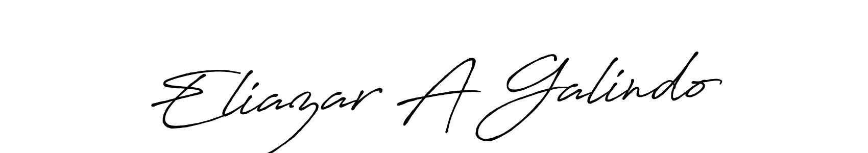 Also we have Eliazar A Galindo name is the best signature style. Create professional handwritten signature collection using Antro_Vectra_Bolder autograph style. Eliazar A Galindo signature style 7 images and pictures png
