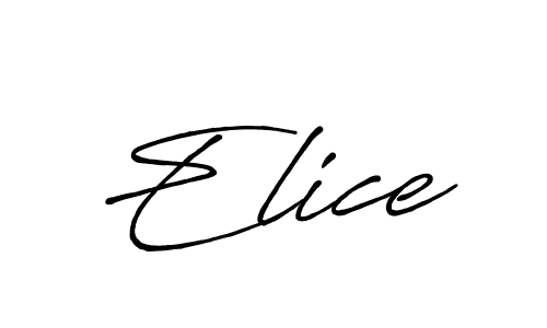 It looks lik you need a new signature style for name Elice. Design unique handwritten (Antro_Vectra_Bolder) signature with our free signature maker in just a few clicks. Elice signature style 7 images and pictures png