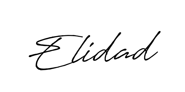 The best way (Antro_Vectra_Bolder) to make a short signature is to pick only two or three words in your name. The name Elidad include a total of six letters. For converting this name. Elidad signature style 7 images and pictures png