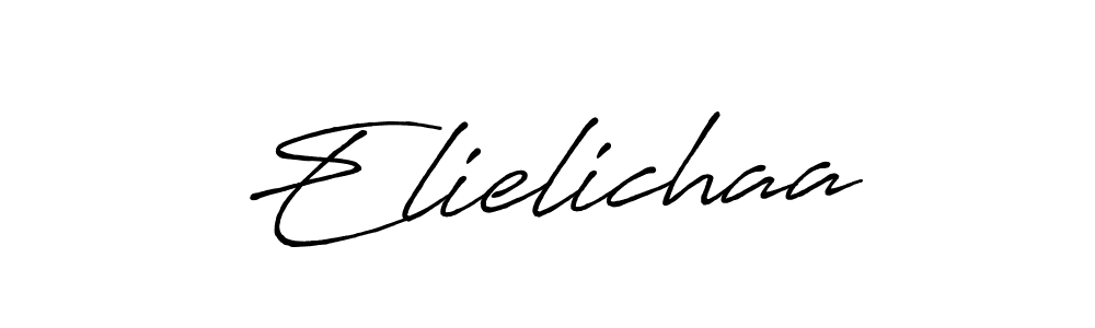 Make a short Elielichaa signature style. Manage your documents anywhere anytime using Antro_Vectra_Bolder. Create and add eSignatures, submit forms, share and send files easily. Elielichaa signature style 7 images and pictures png