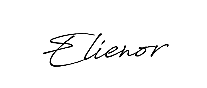 Create a beautiful signature design for name Elienor. With this signature (Antro_Vectra_Bolder) fonts, you can make a handwritten signature for free. Elienor signature style 7 images and pictures png