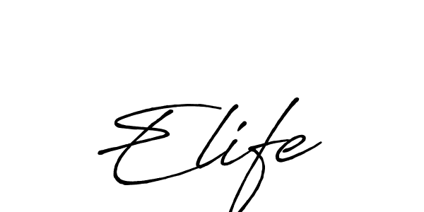 How to make Elife  signature? Antro_Vectra_Bolder is a professional autograph style. Create handwritten signature for Elife  name. Elife  signature style 7 images and pictures png